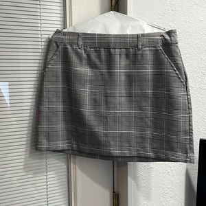 Wild honey plaid mini skirt